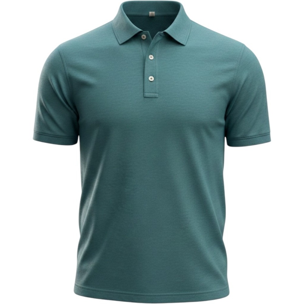 Criquet Mens Players Shirt Polo Vanderbilt Country Club Blue Green Large NWT